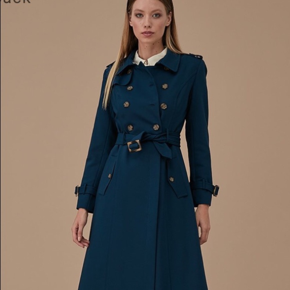 Kayra elegant maxi trench coat